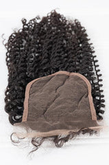 Virgin Brazilian Kinky Curly Lace Closure