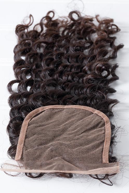 Virgin Brazilian Curly Lace Closure