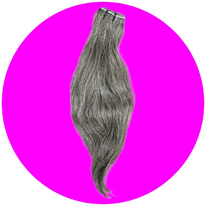 Vietnamese Natural Gray Hair Extensions