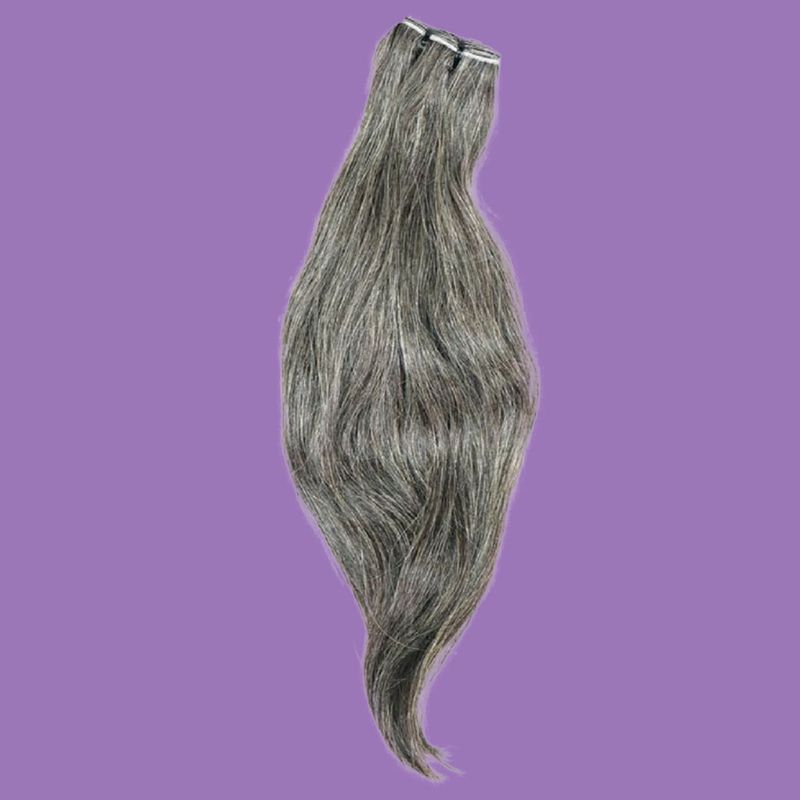 Vietnamese Natural Gray Hair Extensions